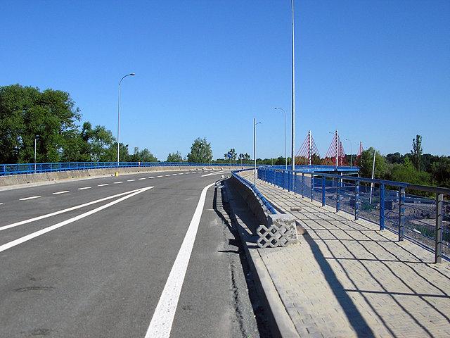 Nowo wybudowana obwodnica Dobczyc