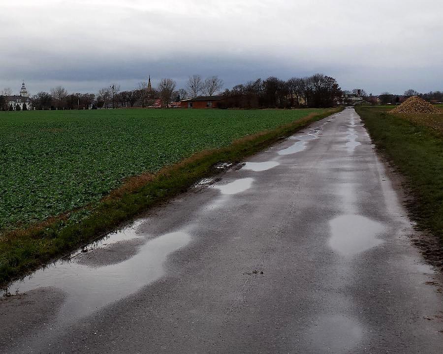 Wjazd do Koszewa od strony Dębicy