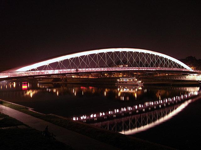 Kraków nocą