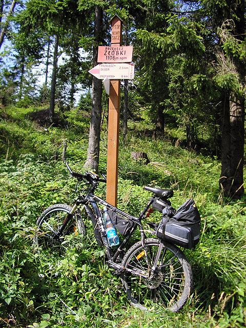 Przełęcz Żłobki 1106 m n.p.m