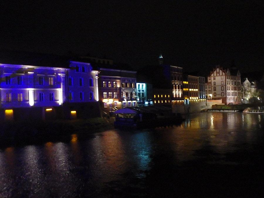 Opole. Kamienice nad Odrą ("Wenecja opolska")