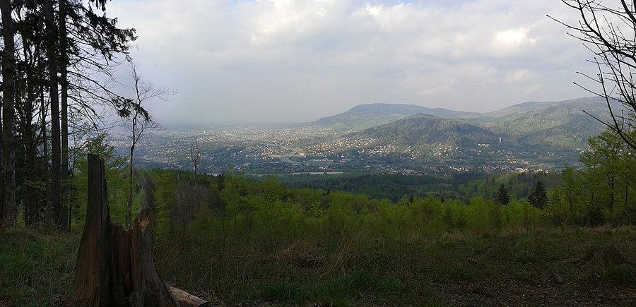 Panorama okolic Bielska