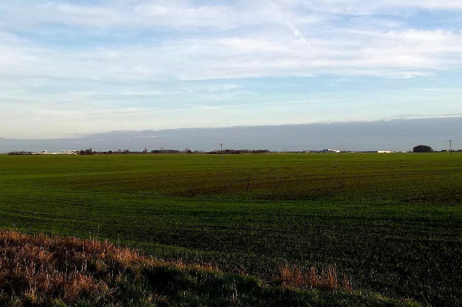 Panorama Strefy Przemysłowej w Kluczewie z okolic Wierzchlądu