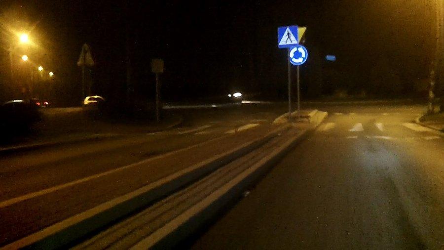 Na rondzie na Panewnickiej