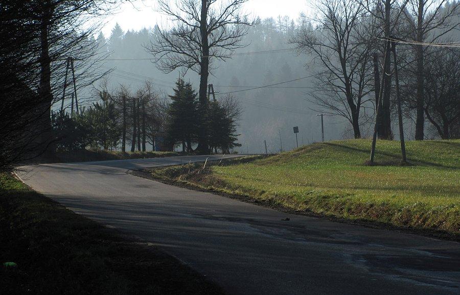 Podjazd na Jaśkową/Jaszkową