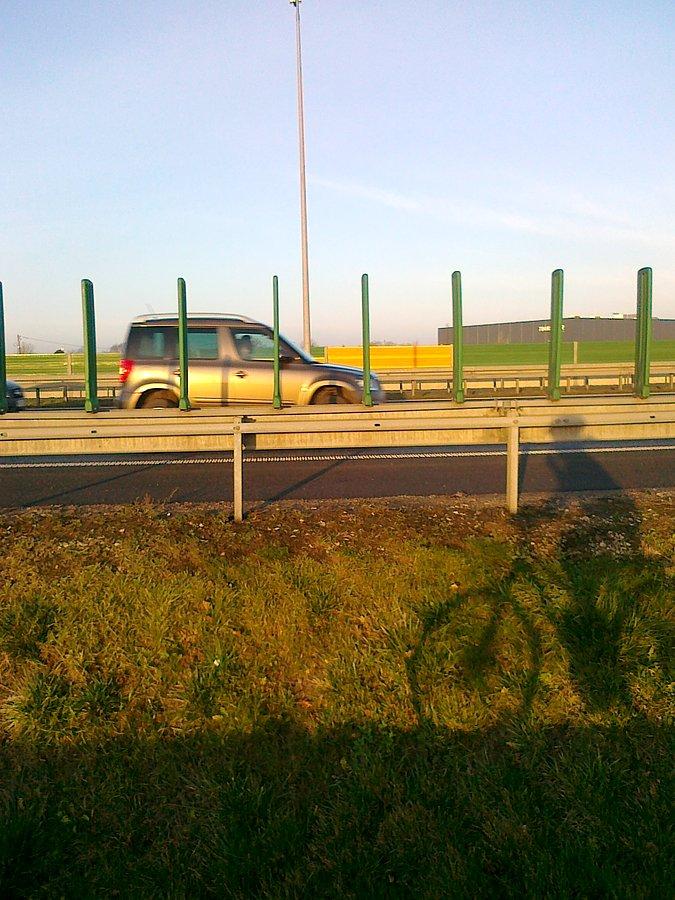Mój stary znajomy towarzyszył mi przez całą drogę