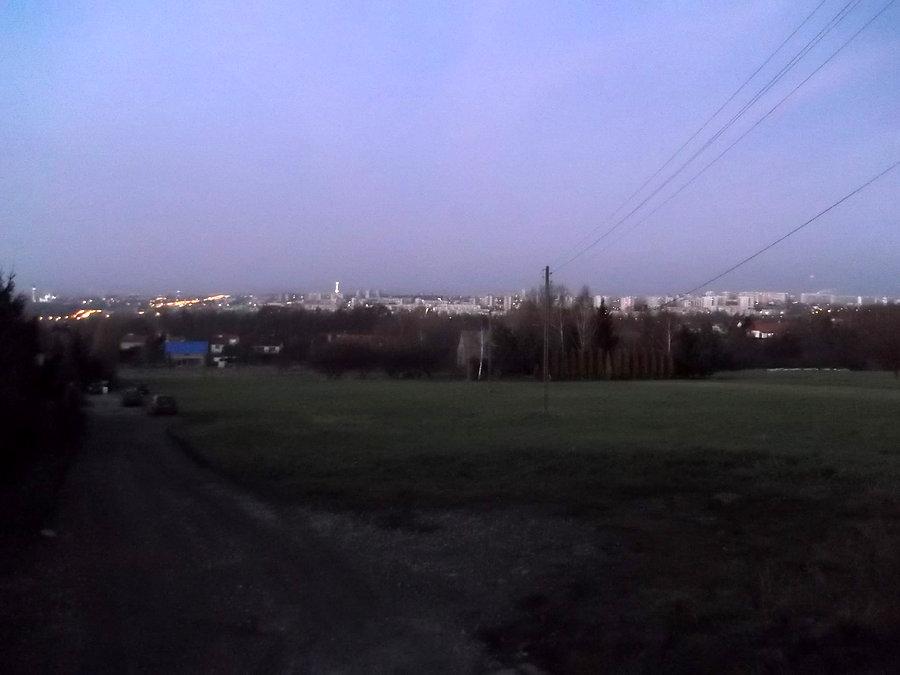 (Rozmyty) widoczek na Kraków