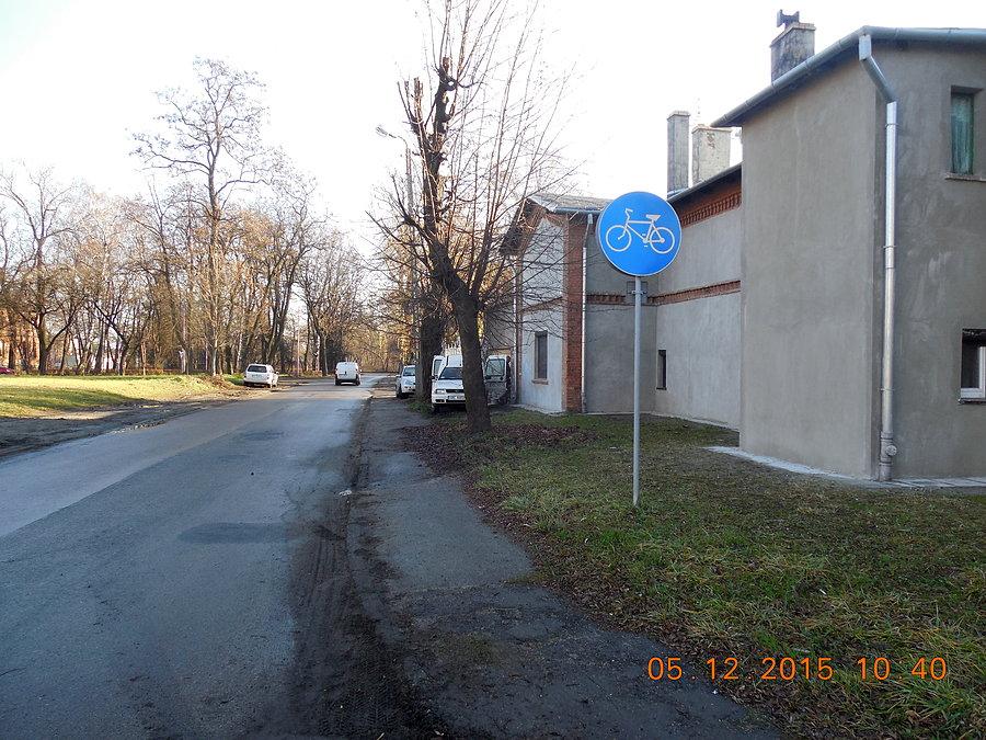 Droga tylko dla rowerów??? (Czeladź Piaski)