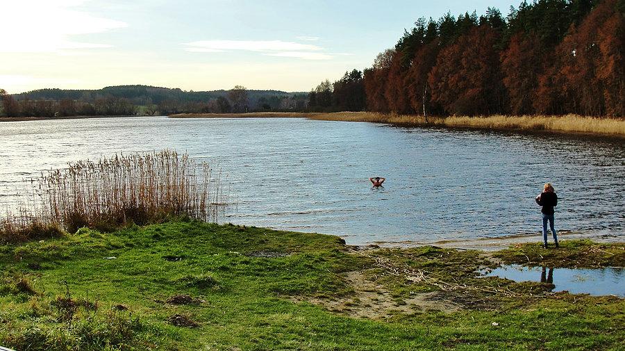 Mikołajkowy Jarmark - Owidz. Na trasie