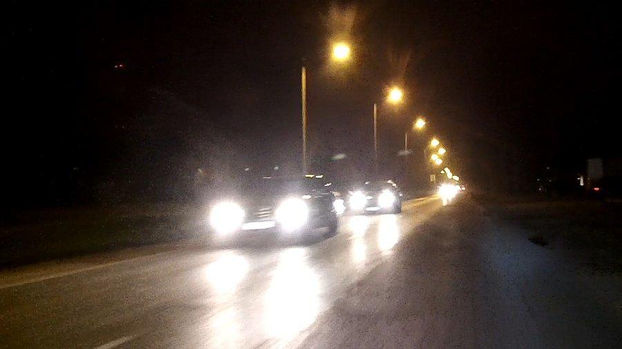 Czasami sporo samochodów na drogach o tej porze