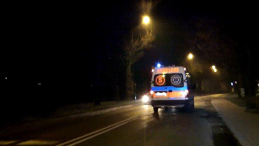 Karetka na sygnale mnie wyprzedziła