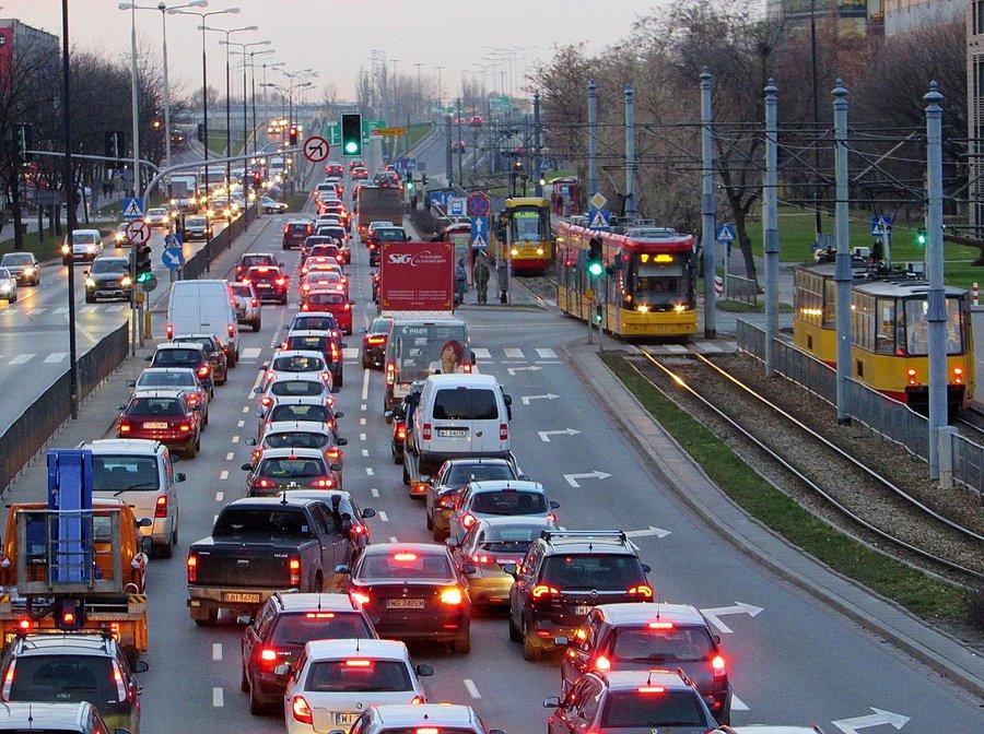 Skrzyżowanie Marynarskiej i Postępu
