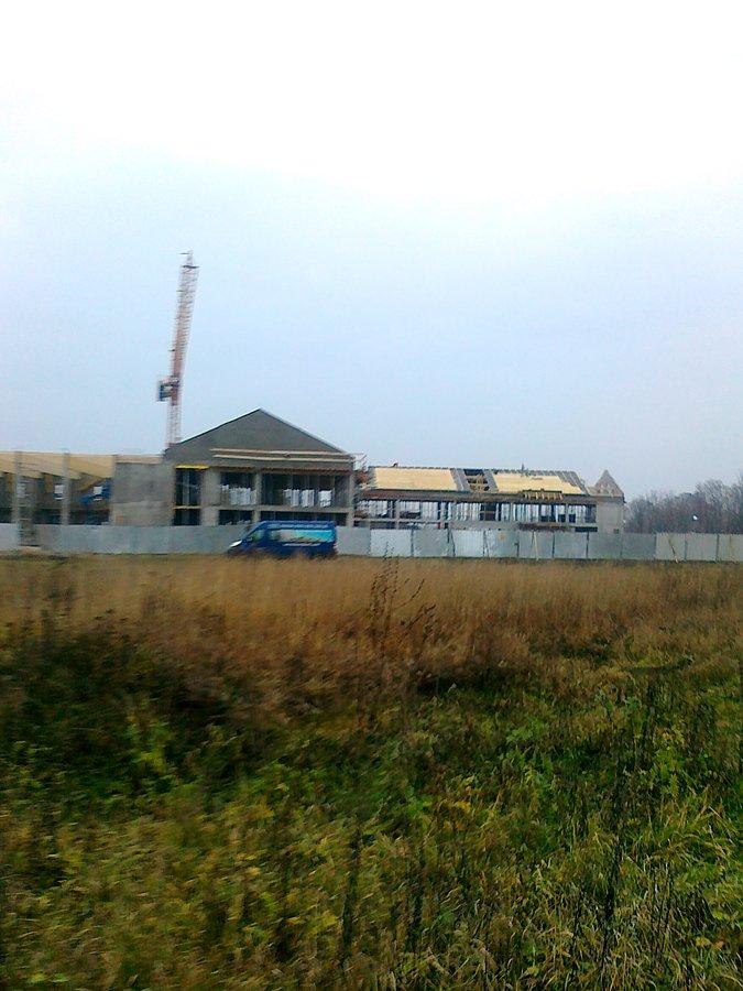 Postęp na budowie wyraźnie widoczny. Dawno tu nie byłam