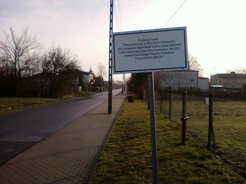 Wyremontowana droga w Kasawerowie