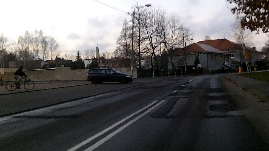 Jakiś rowerzysta :) - jednak nie jestem sam