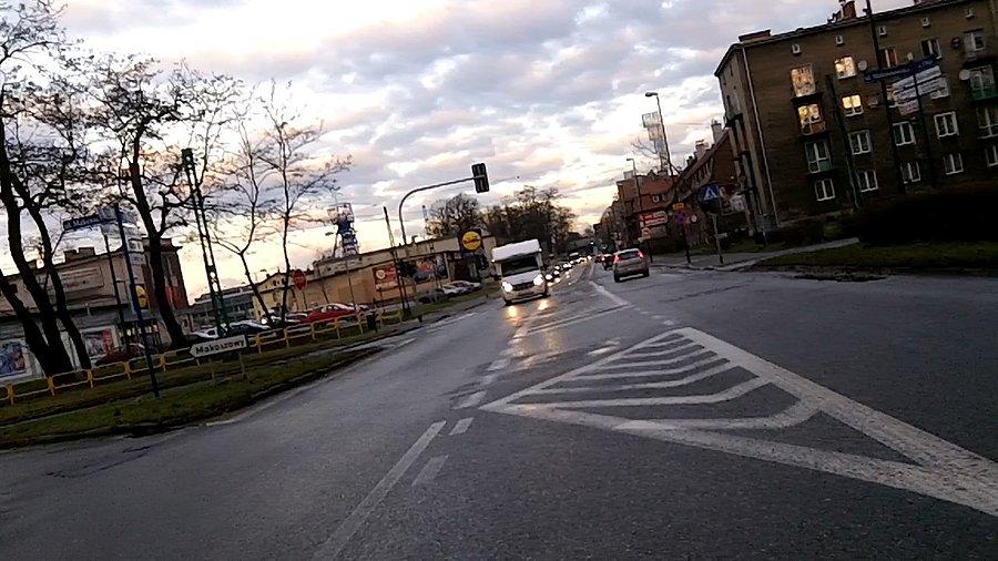 Kolorowe niebo w Zabrzu