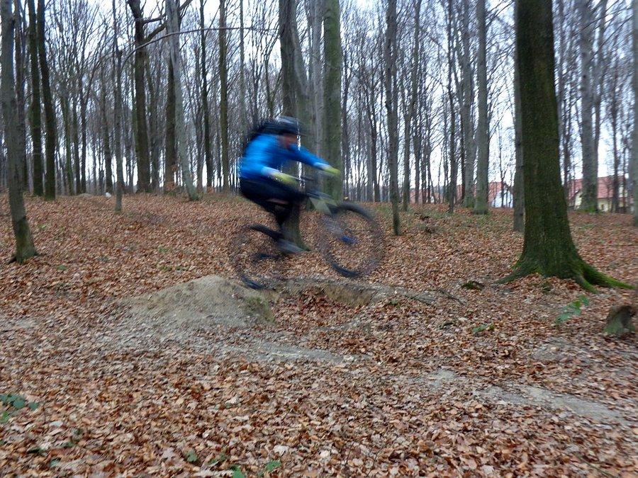 Skok był..niestety aparat nie podołał