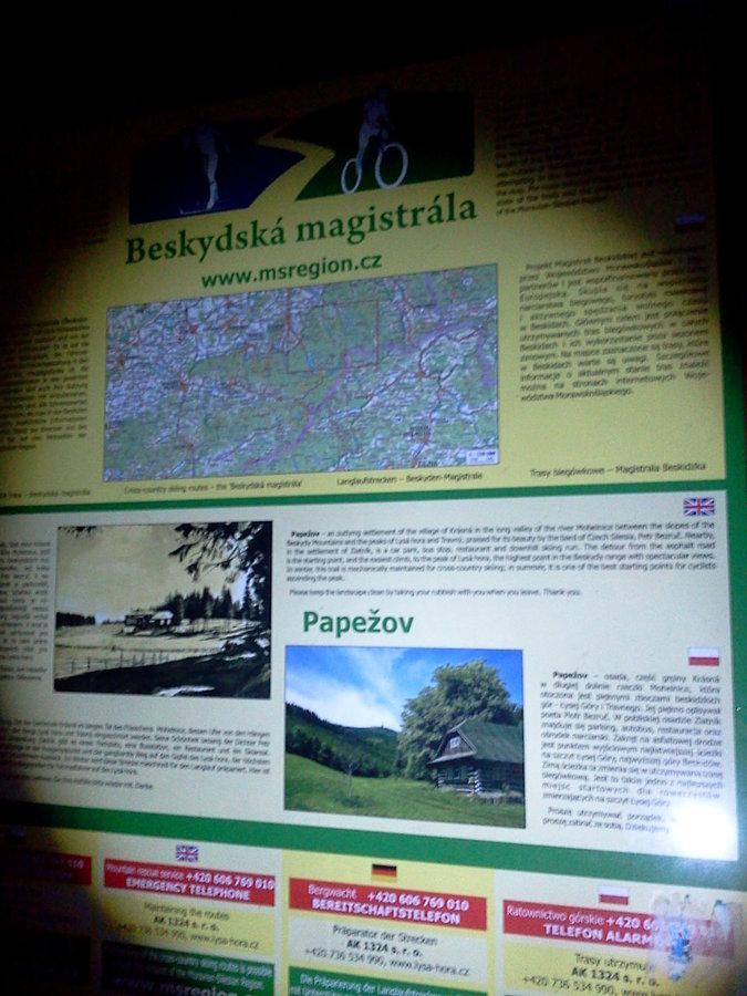 Krasna, początek podjazdu