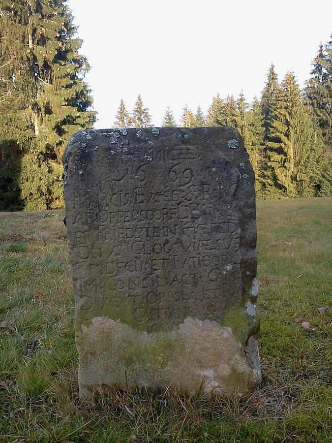 Kamień graniczny Frydeckiego państwa stanowego