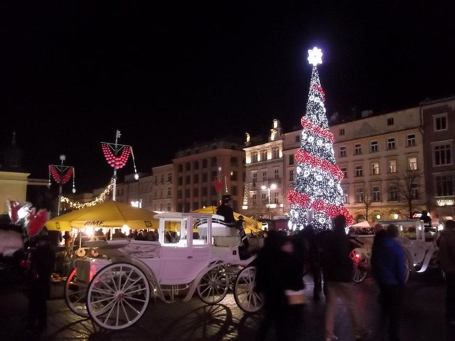 Choinka na Rynku Głównym