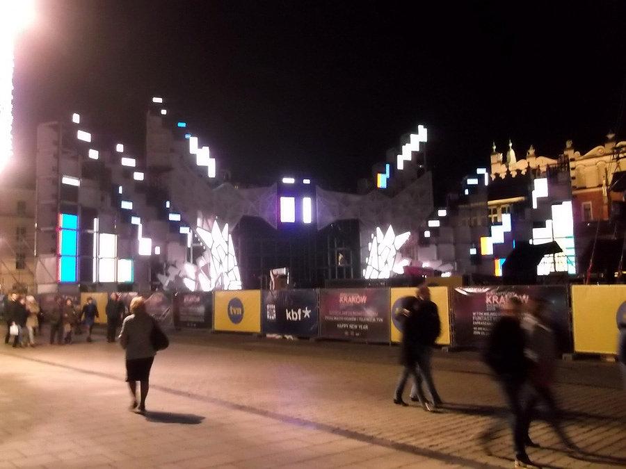 Scena na Rynku Głównym
