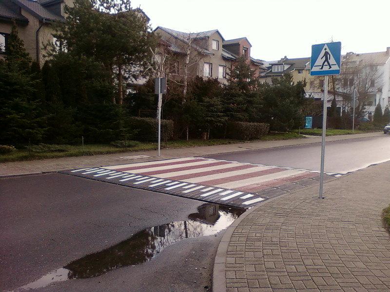 Wyniesione przeście dla pieszych
