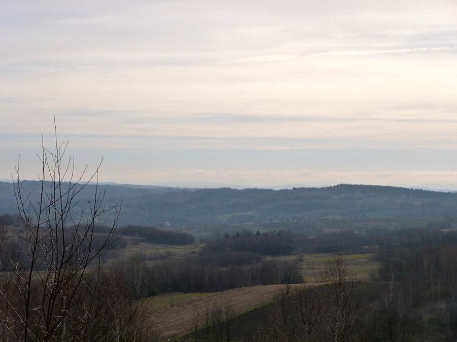 Bieszczady ledwie widoczne
