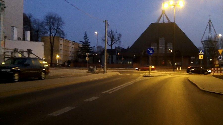 Na rondzie na Jagielońskiej