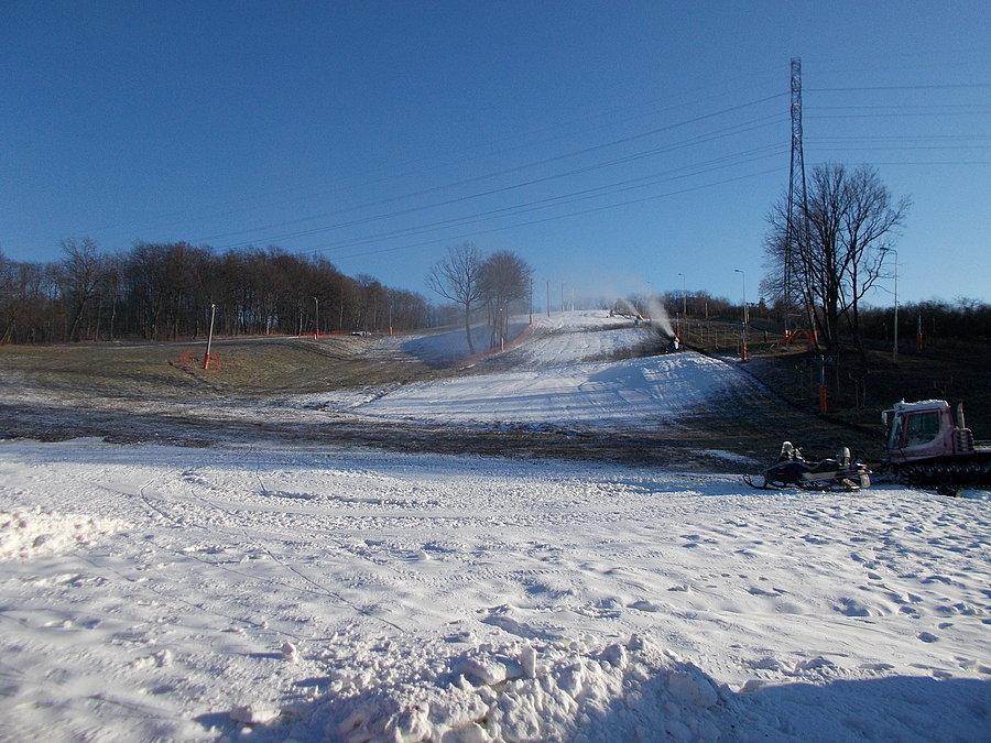 Naśnieżanie Góry Chrobrego