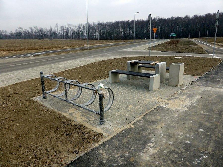 Jeszcze nie do końca odpakowane miejsce postojowe