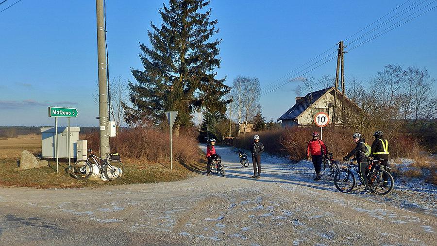 Wypad rowerowy do Trzcińska...:) Pierwszy w nowym, 2016 roku