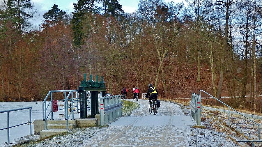 Wypad rowerowy do Trzcińska...:) Pierwszy w nowym, 2016 roku