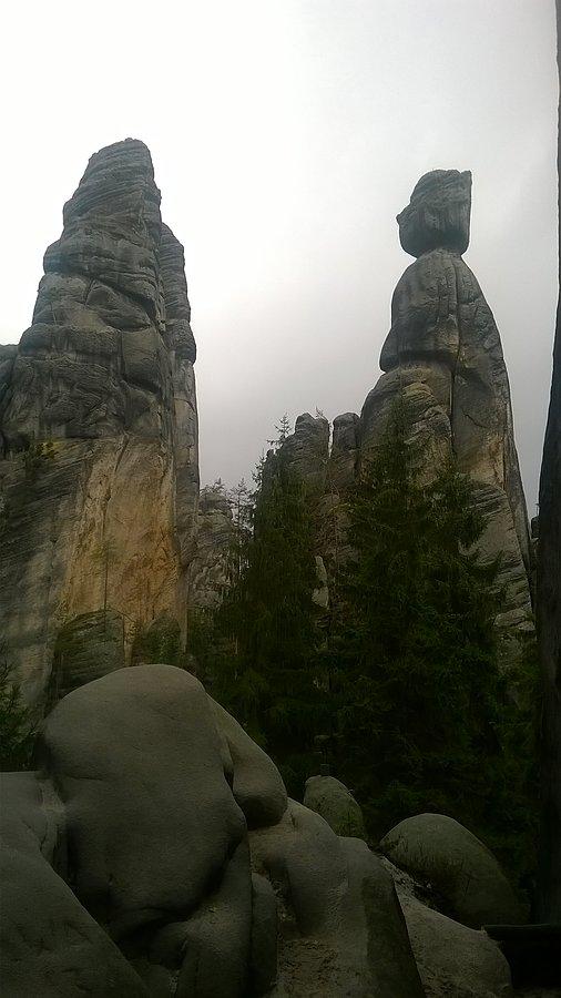 Kochankowie Skalne Mesto Adrspach