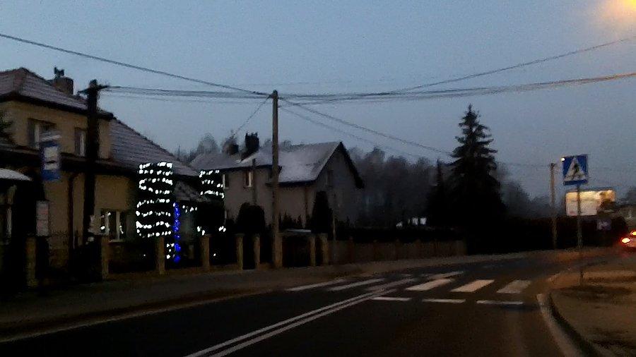 Choinki się jeszcze świecą ;)
