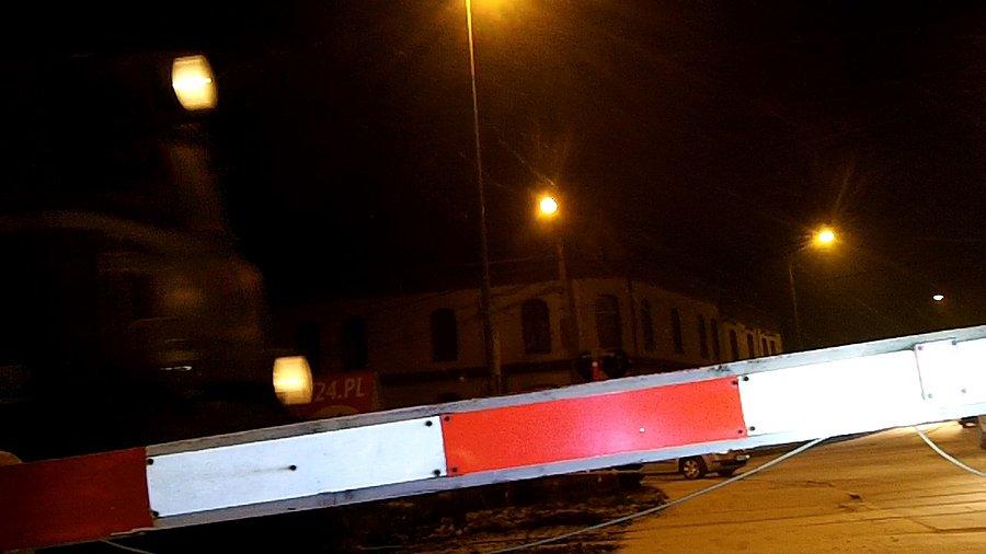 Postój na przejeździe kolejowym