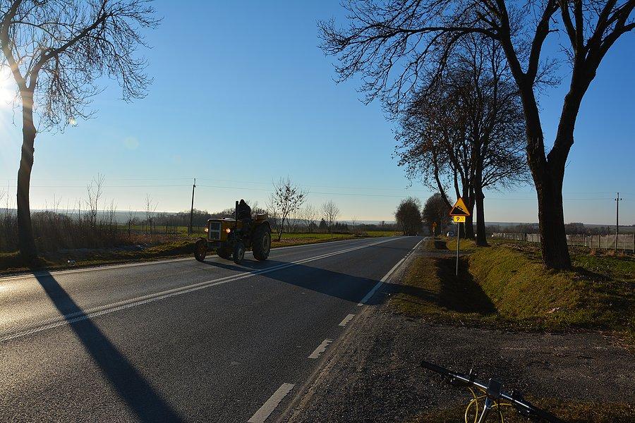 Zjazd w okolicach Kraśnika
