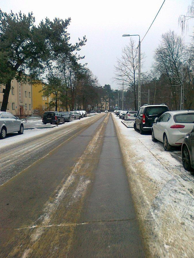 Kaliskiego odśnieżyła się sama