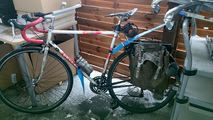 Kompan z parkingu rowerowego mojego Krossa
