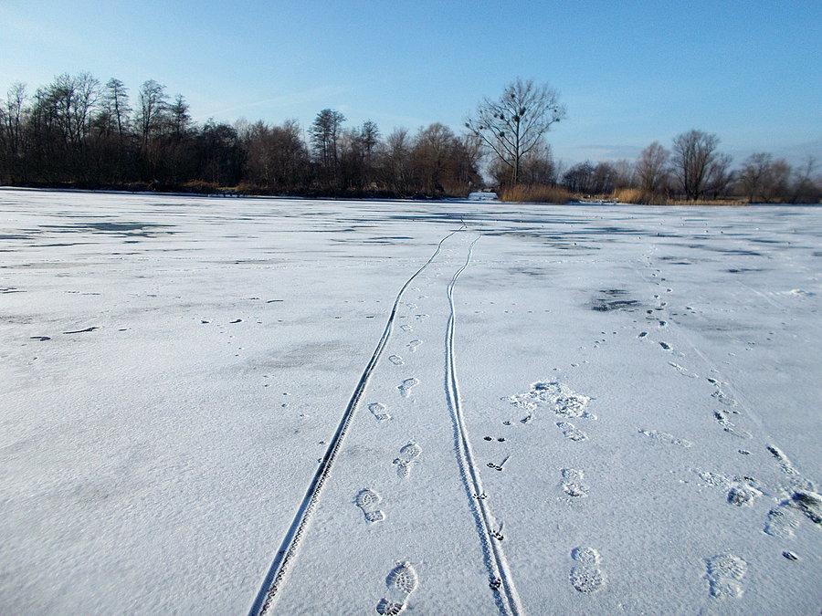 Rowerowe ślady na Nogacie