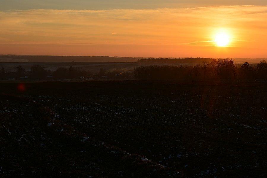 Niskie Słońce nad Tarnawką