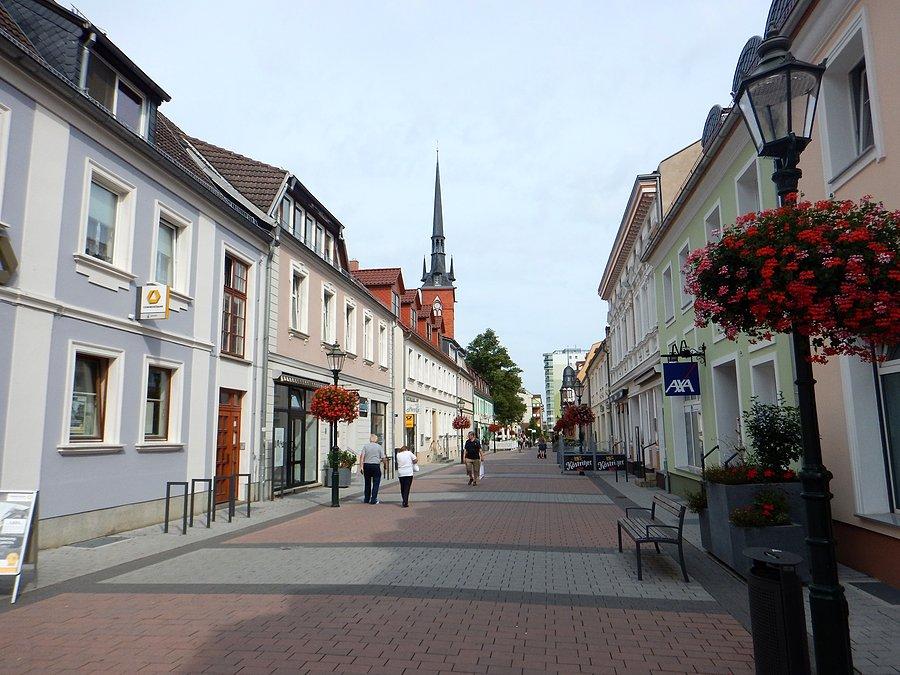 Niemieckie miasto Schwedt