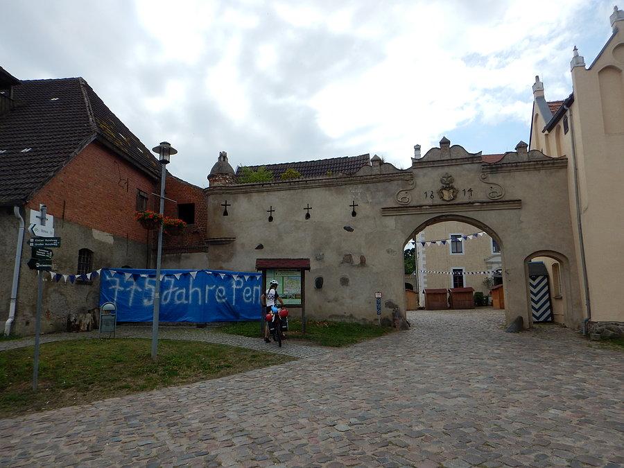 Szlak w miejscowości Penkun