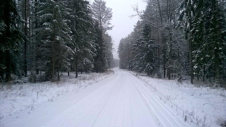 Zaśnieżona autostrada