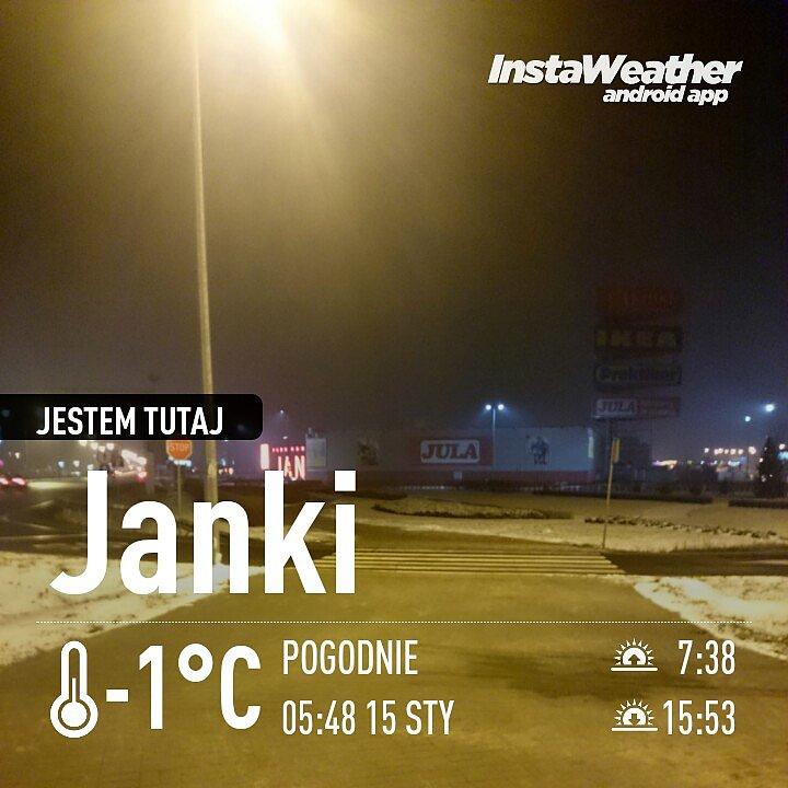 Pogoda w Jankach
