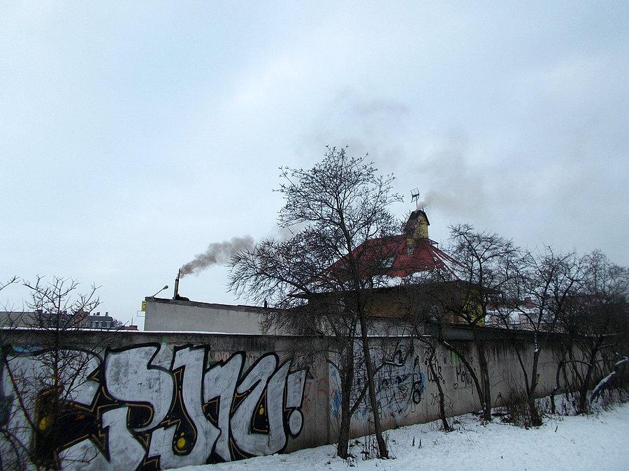Dymy z kominów