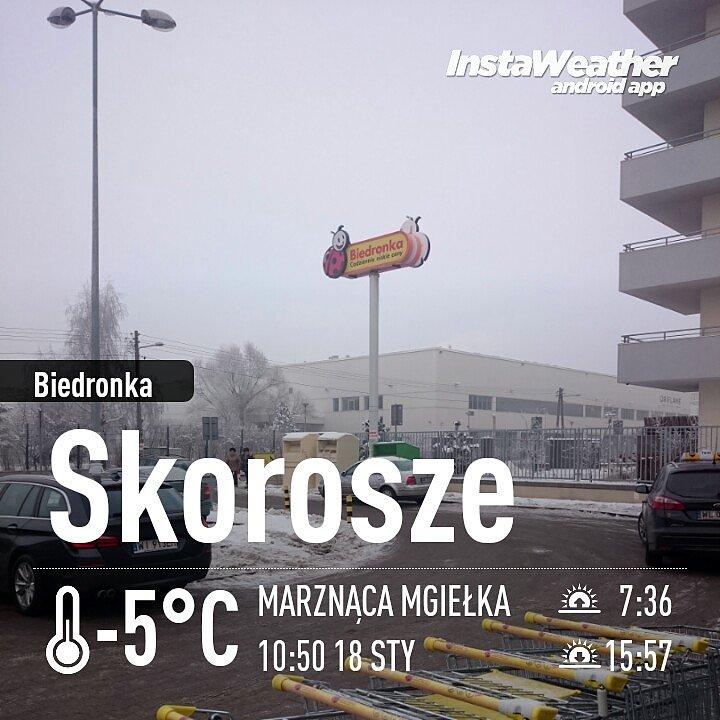 Standardowa fotka przy Biedronce