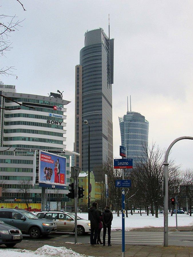 Warsaw Spire z Okopowej