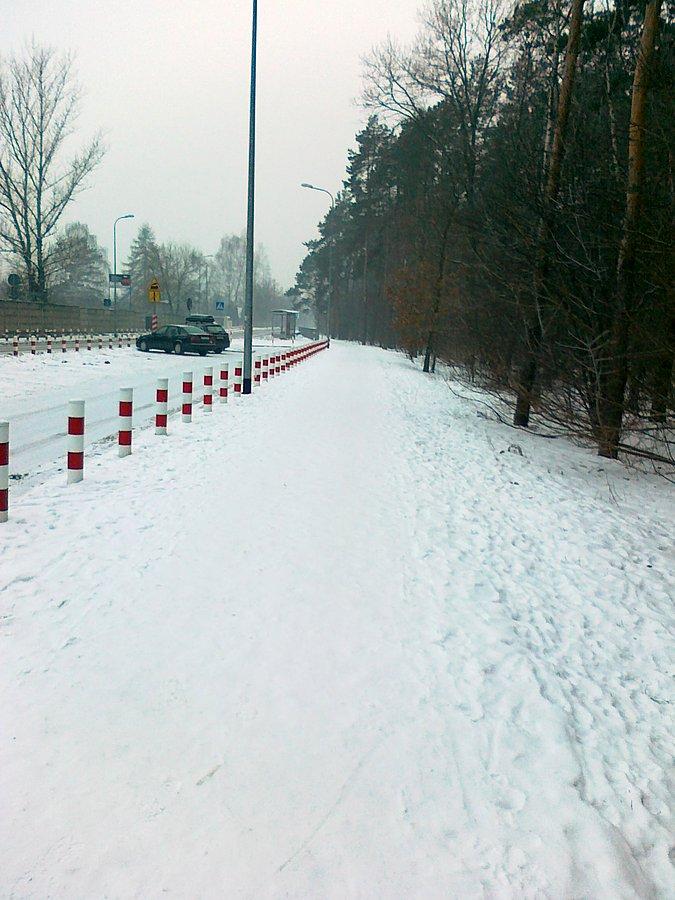 Ddr przy Kocjana w ogóle nie odśnieżają