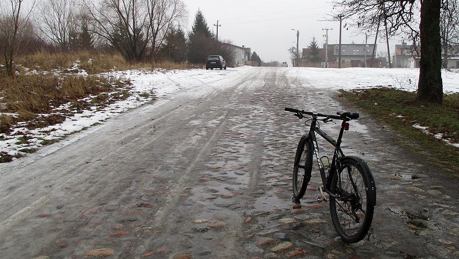 Na Osowej Górze warunki terenowe w trakcie roztapiania