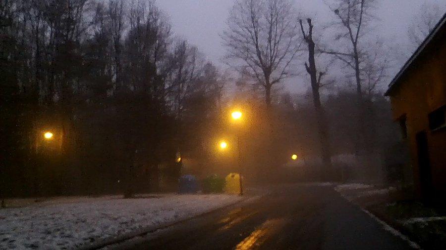 W parku na Zadolu, jeszcze sporo lodu